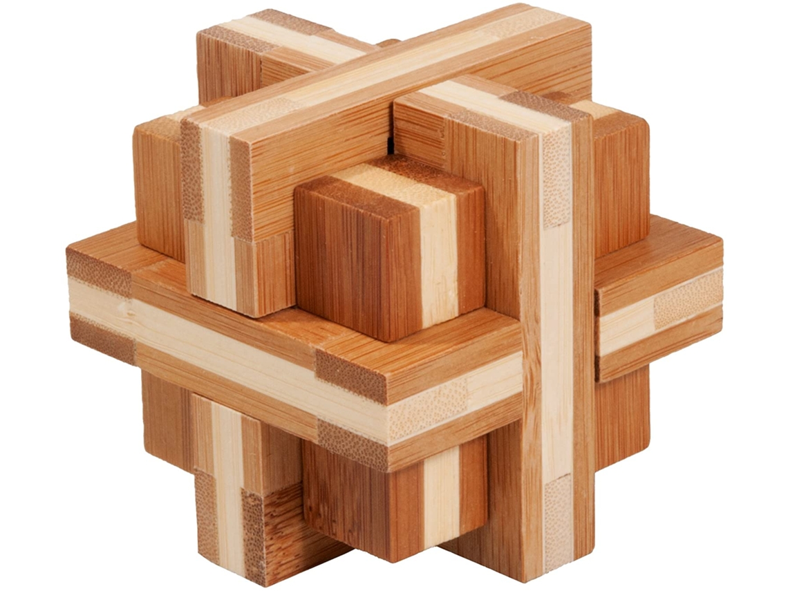 Puzzle FRIDOLIN (Madera - Marrón - 9 x 9 x 9 cm)
