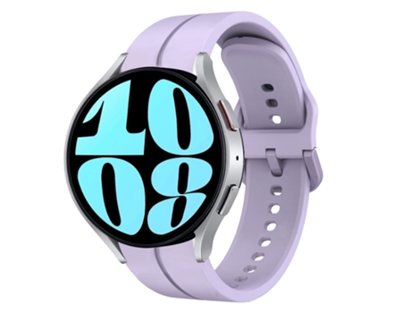 Correa de reloj inteligente para Samsung Galaxy Watch 6 40 mm 20 mm Bucle de silicona (púrpura)