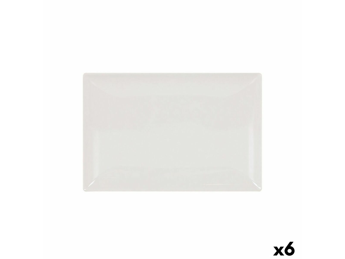 Fuente de Cocina LA MEDITERRÁNEA Elite Rectangular 30x20x2,5 cm (6 Unidades)