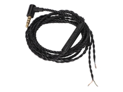Cable De Repuesto Para Auriculares, Cable De Cobre Semiacabado Mejorado Con Micrófono Para Auriculares
