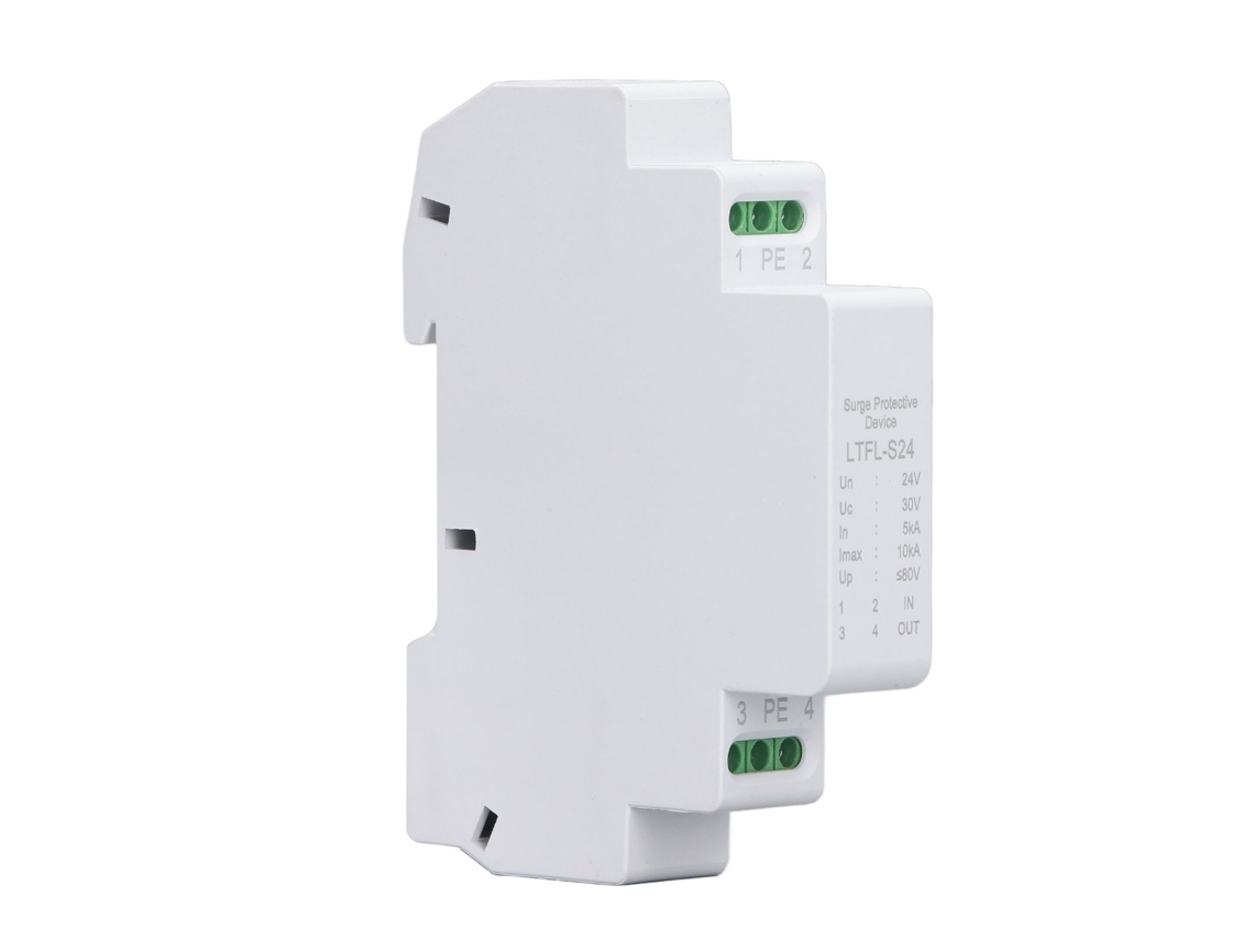 Dispositivo De Protección Contra Sobretensiones De 24 V Y 5-10 Ka Para Pc, Compatible Con Rs232, Rs485 Y Rs422.