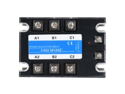Relé trifásico de estado sólido de 120 A con entrada de 3,32 V CC para máquinas CNC y equipos eléctricos Berm 3 032 38120z | Sin marca