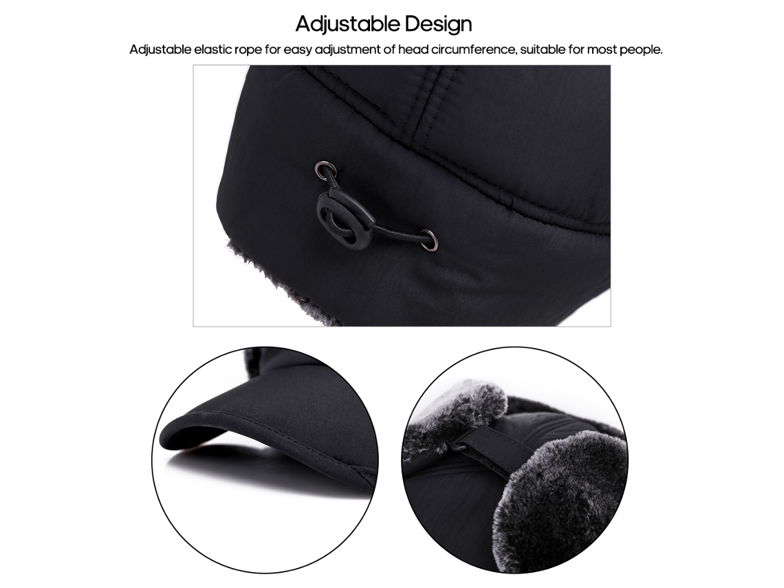 Gorro De Béisbol De Invierno Cálido Con Máscara Extraíble, Aprobado Para Hombres Y Mujeres, Resistente Al Viento Y Al Viento Para Exteriores.