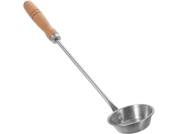 Esta Cuchara Para Freír Con Mango De Madera Es Muy Fácil Y Sencilla De Usar, Ofreciéndole Comodidad.