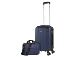 Maleta Abs Pequeña ITACA Havel marino (37X55x20 Cm - 37L)