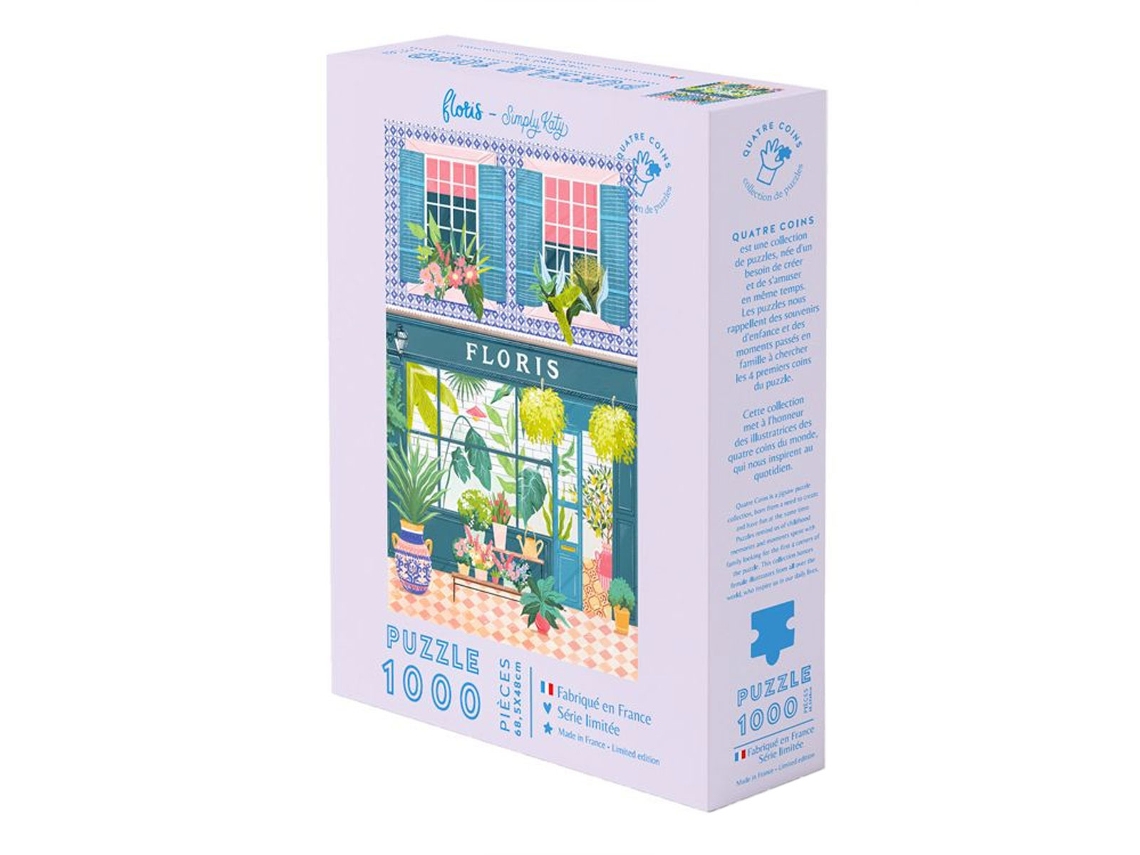 Puzzle La Petite Epicerie Quatre Coins 1000 piezas Floris de Simply Katy 340008