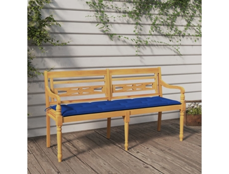 Banco VIDAXL Marrón Teca (150 cm)