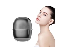 Minidispositivo portátil de radiofrecuencia (negro) para adelgazar, reafirmar el rostro y moldear el cuerpo.