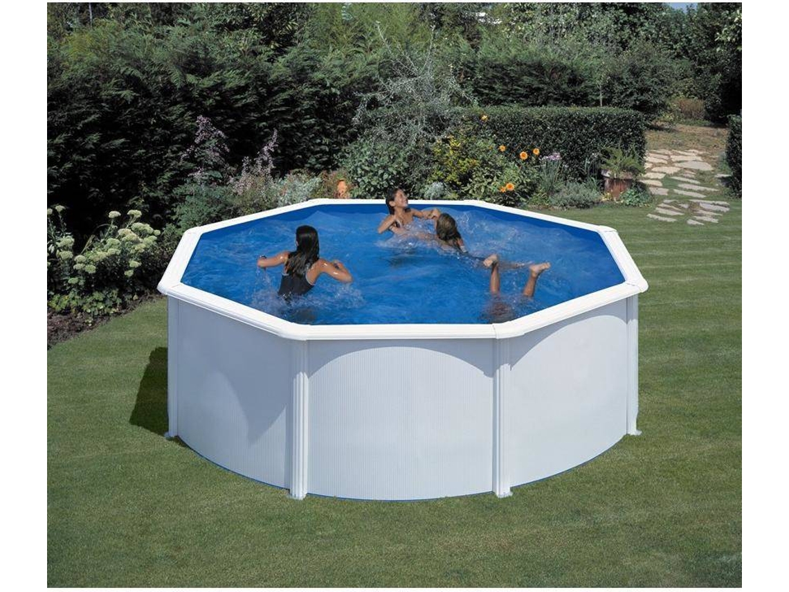 Piscina de Acero GRE Blanca (240x120 cm)