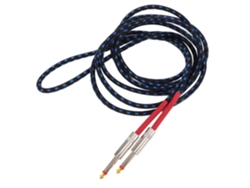 Cable De Guitarra Eléctrica Con Conector Trenzado Reductor De Ruido Para Amplificador Y Pedalera.