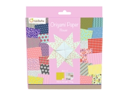 Papel Origami AVENUE MANDARINE 30 Padroes Flores 20X20cm 60Fl Am52507