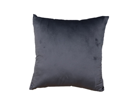 Cojín Corto De Felpa - 45*45Cm (Núcleo Incluido) - Gris Espacial (Franela) JEIIBRZUI