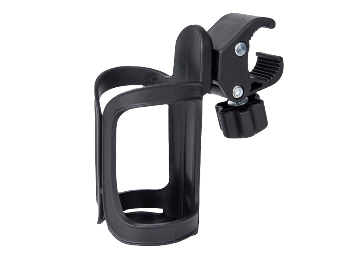 Portavasos universal para cochecitos/bicicletas, negro, ajustable Tommy01