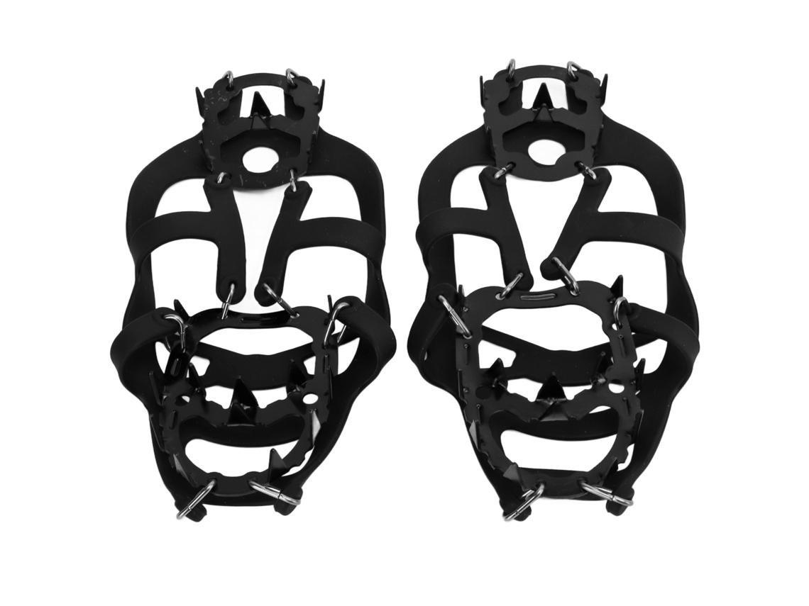 18 Crampones Para Botas Con Agarre En Hielo Y Nieve Para Senderismo, Escalada Y Caminata.