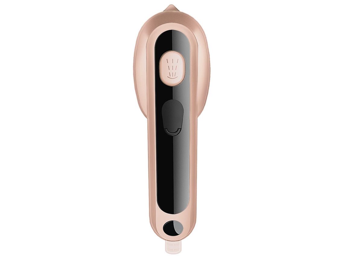 Plancha de vapor de viaje plegable portátil, modelo B, color rosa, estándar europeo.