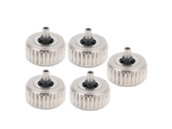 5 Piezas De Coronas De Reloj De Acero Duraderas, Tamaño Pequeño (6 Mm), Herramienta Para Reparación De Relojes