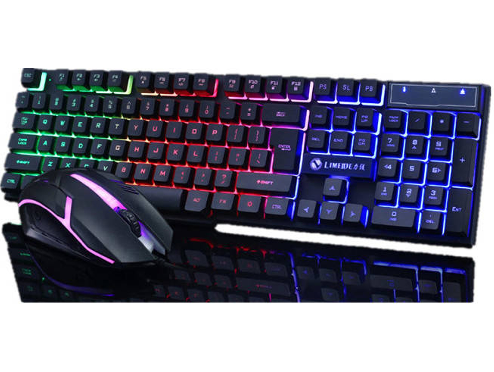 Teclado + Ratón Gaming CHAOCHUANG Bg00014723-K21 (1.200 dpi - Negro)