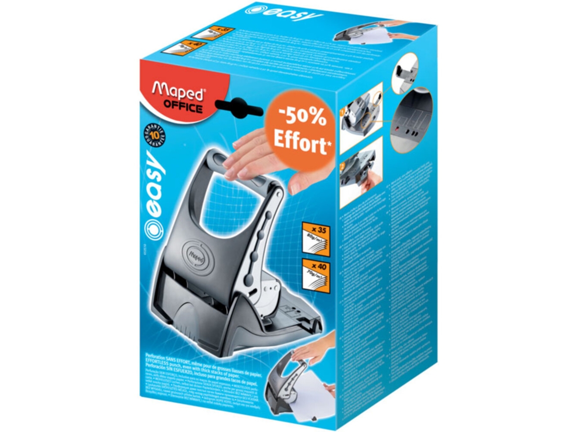 Easy Punch, Perfora 35 hojas, Maped Grey