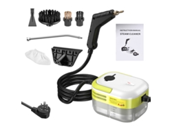 Aspiradora De Vapor Portátil De 1200 W, Calentamiento Rápido En 15 S, Depósito De 1200 Ml, 7 Accesorios, Limpieza Profunda Para El Hogar Y El Coche.