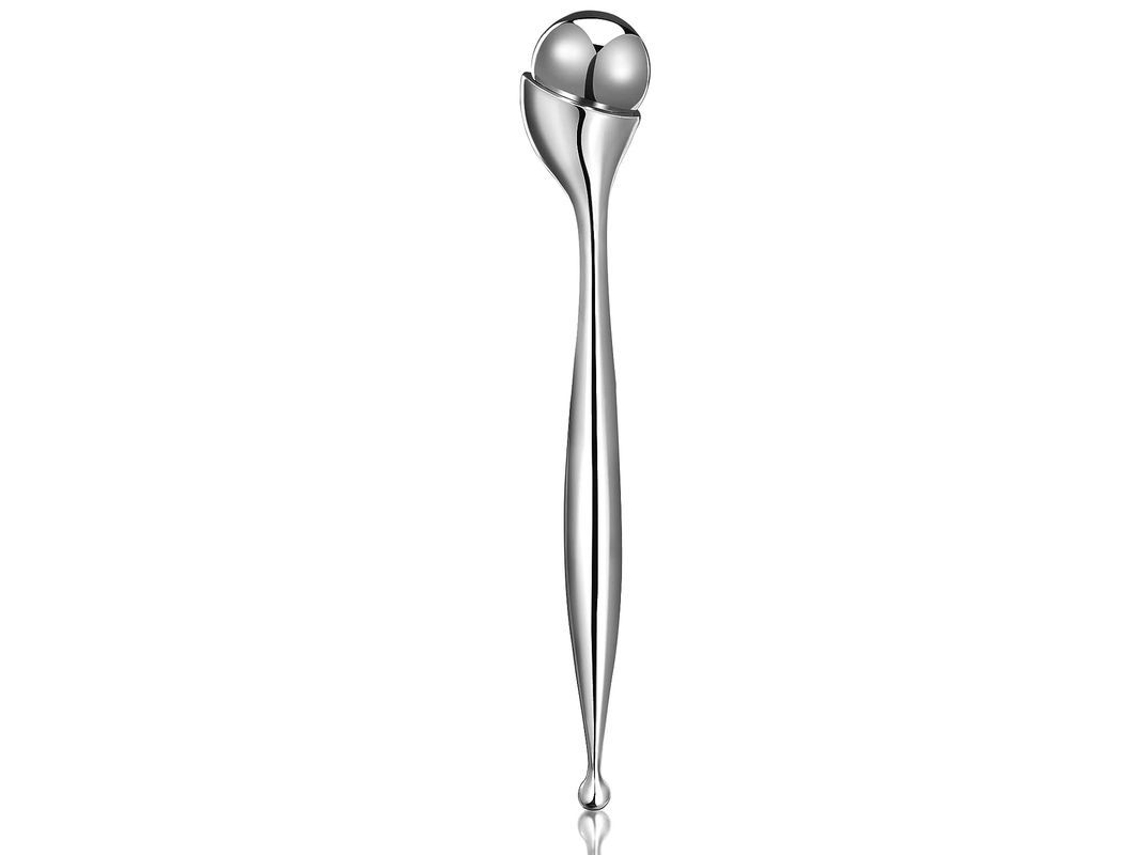 Aplicador De Crema Para Ojos Y Rodillo De Hielo 2 En 1, Masajeador Facial Para Reducir La Hinchazón, Las Bolsas Y El Dolor Muscular Alrededor De Los Ojos.