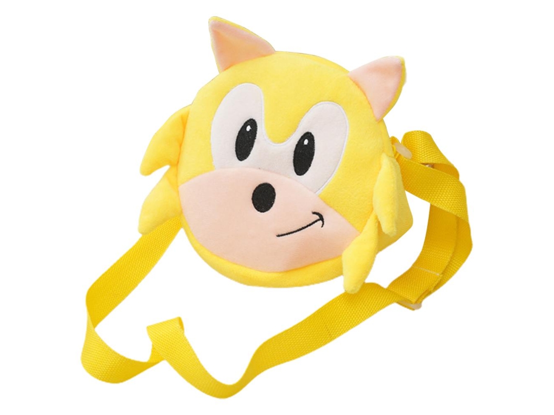 Bolsa De Hombro De Peluche Anime Lindo Personaje Cartoon Con Correa Ajustable Regalo Amarillo Para Niños