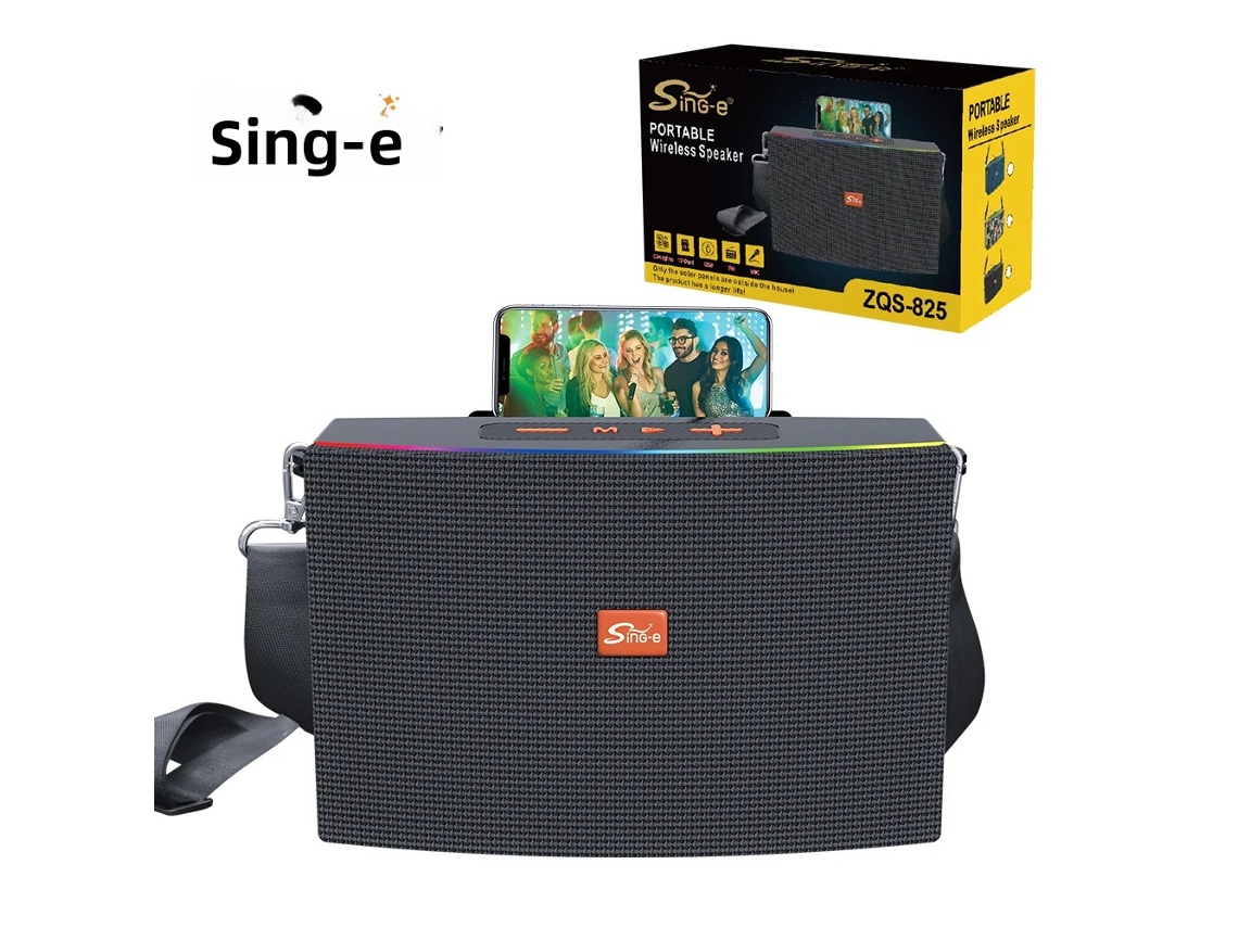 Altavoz Bluetooth Portátil Zqs 825 Con Micrófono Y Función Fm