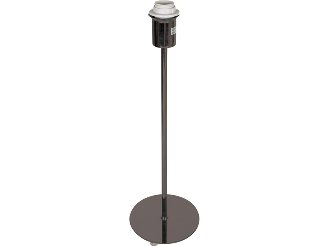Base para Lámpara de Mesa Pic Redondo 1Xe14 Alt.42Xd.13Cm Níquel FERRIMEX