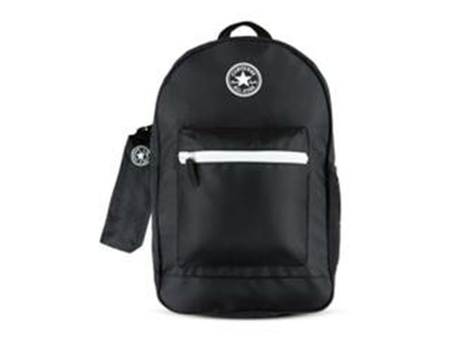 Mochila Casual CONVERSE PENCIL CASE 9A5518 023 (Negro - 100 % poliéster)