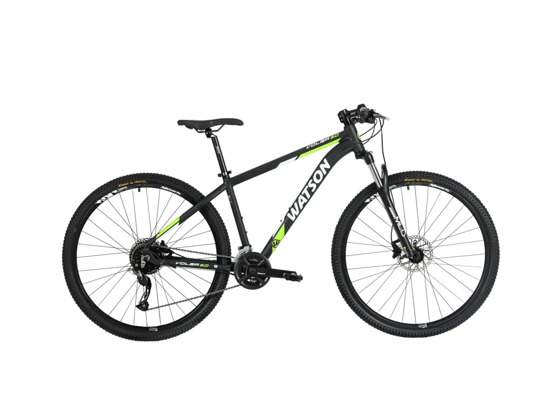 Bicicleta WATSON Volga 3.0 27.5'' Negro/Blanco/Verde Mate M