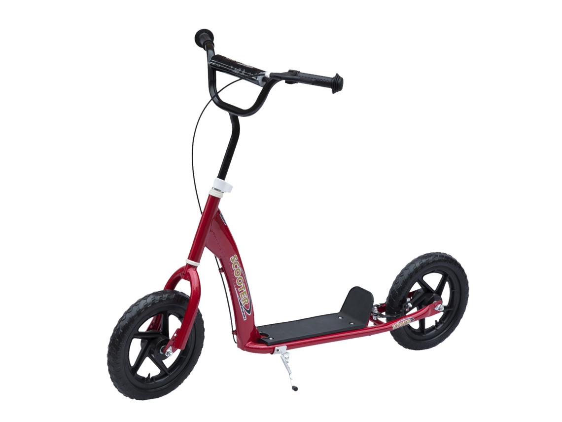 Patinete Infantil 5+ Ruedas 30cm Acero Rojo