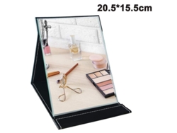 Espejo De Maquillaje Plegable Portátil Con Soporte De Mesa Para Cosméticos.