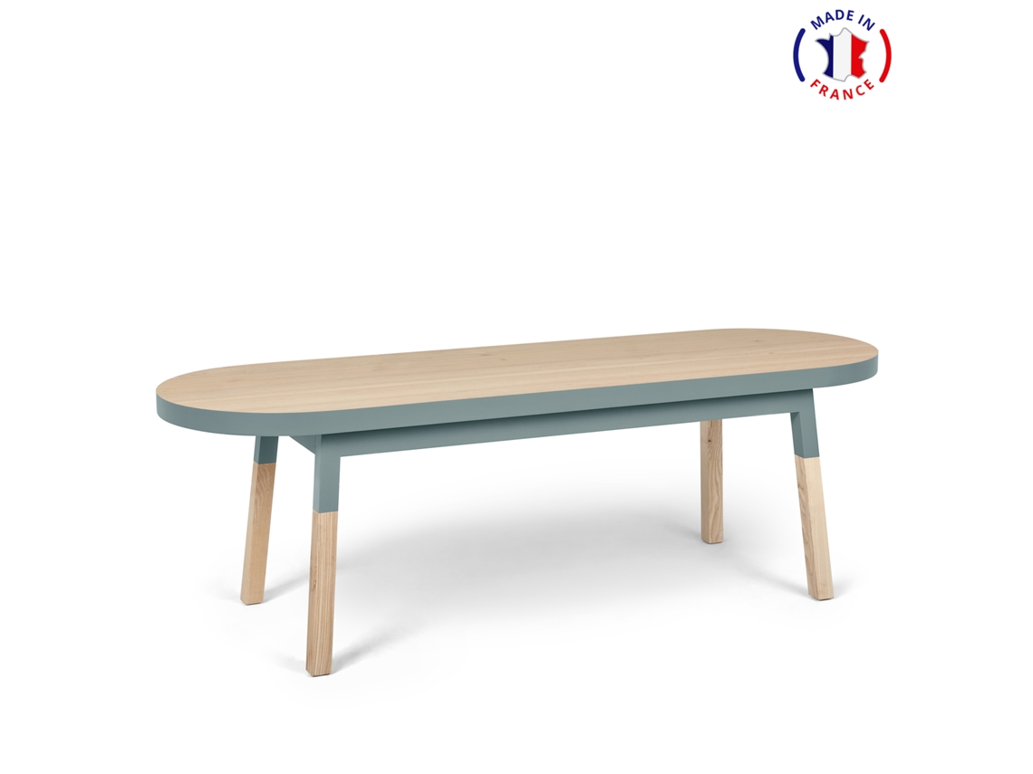 Mesa de Centro MON PETIT MEUBLE FRANÇAIS (Blanco Balisson - Madera - 140 x 45 x 45 cm)