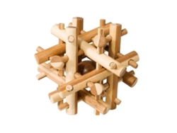 Puzzle FRIDOLIN (Madera - Beige - 9 x 9 x 9 cm)