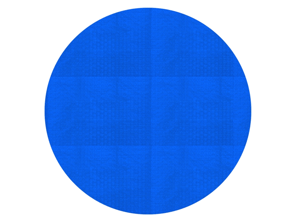 Cubierta Solar Para Piscina Redonda Ecd Germany Ø 366 Cm Azul, Manta Térmica De 120 Μm