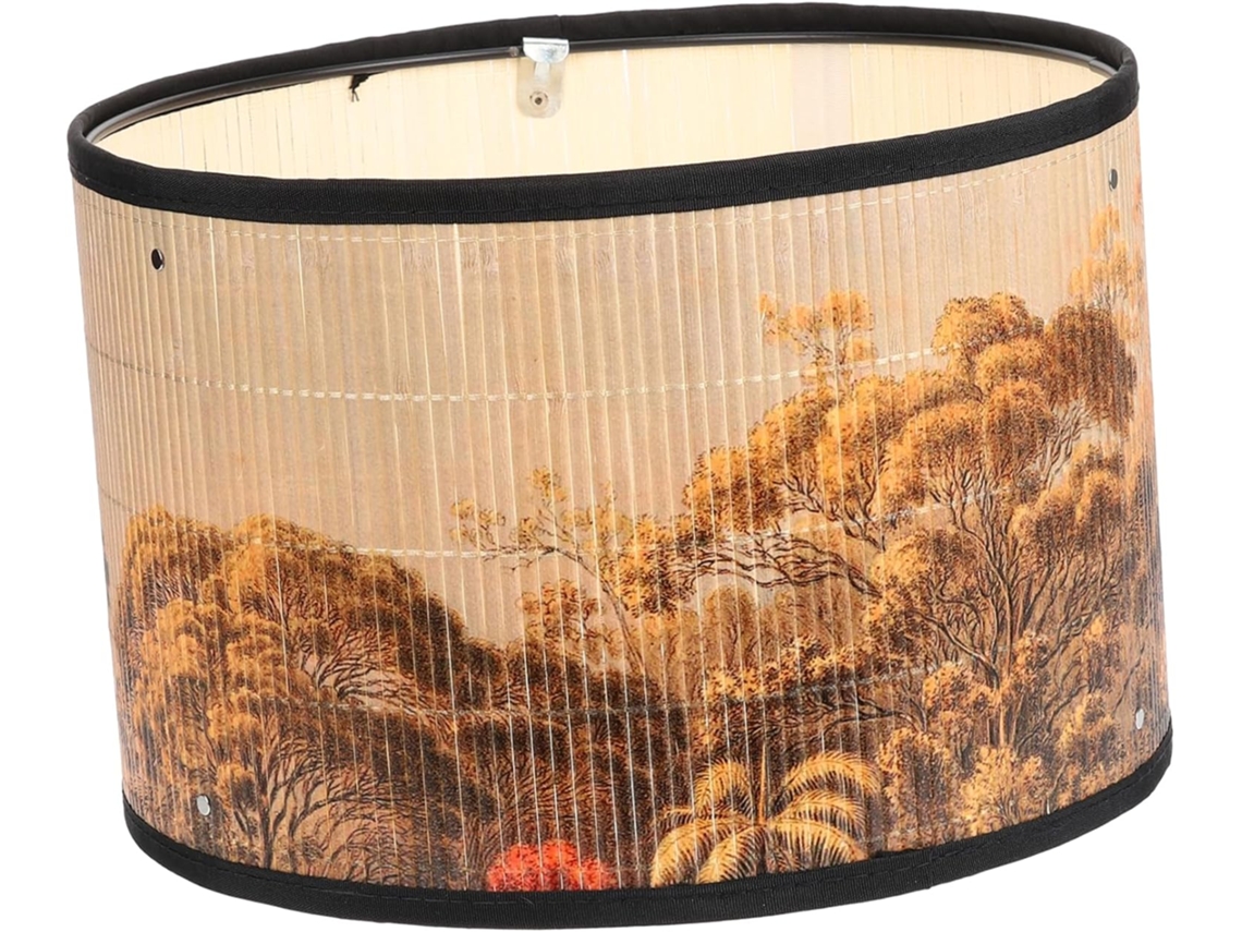 Lámpara De Techo Retro De Bambú Y Metal, Araña Colgante, Iluminación Suave Para Sala De Estar Y Dormitorio.