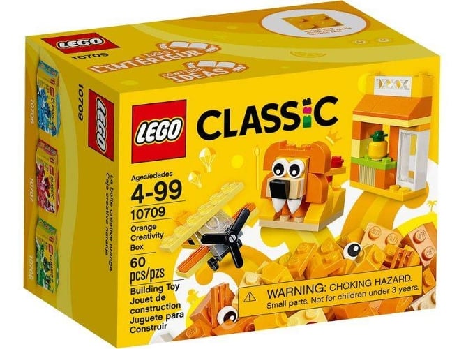 LEGO Classic: Caja de creatividad naranja - 10709 (Edad Mínima: 4 - 60 Piezas)