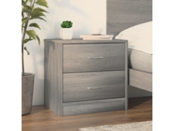 Mesa Cabeceira LOVELY HOME Mesinha 40X30X40 Cm Derivados de Madeira Cinzento Sonoma