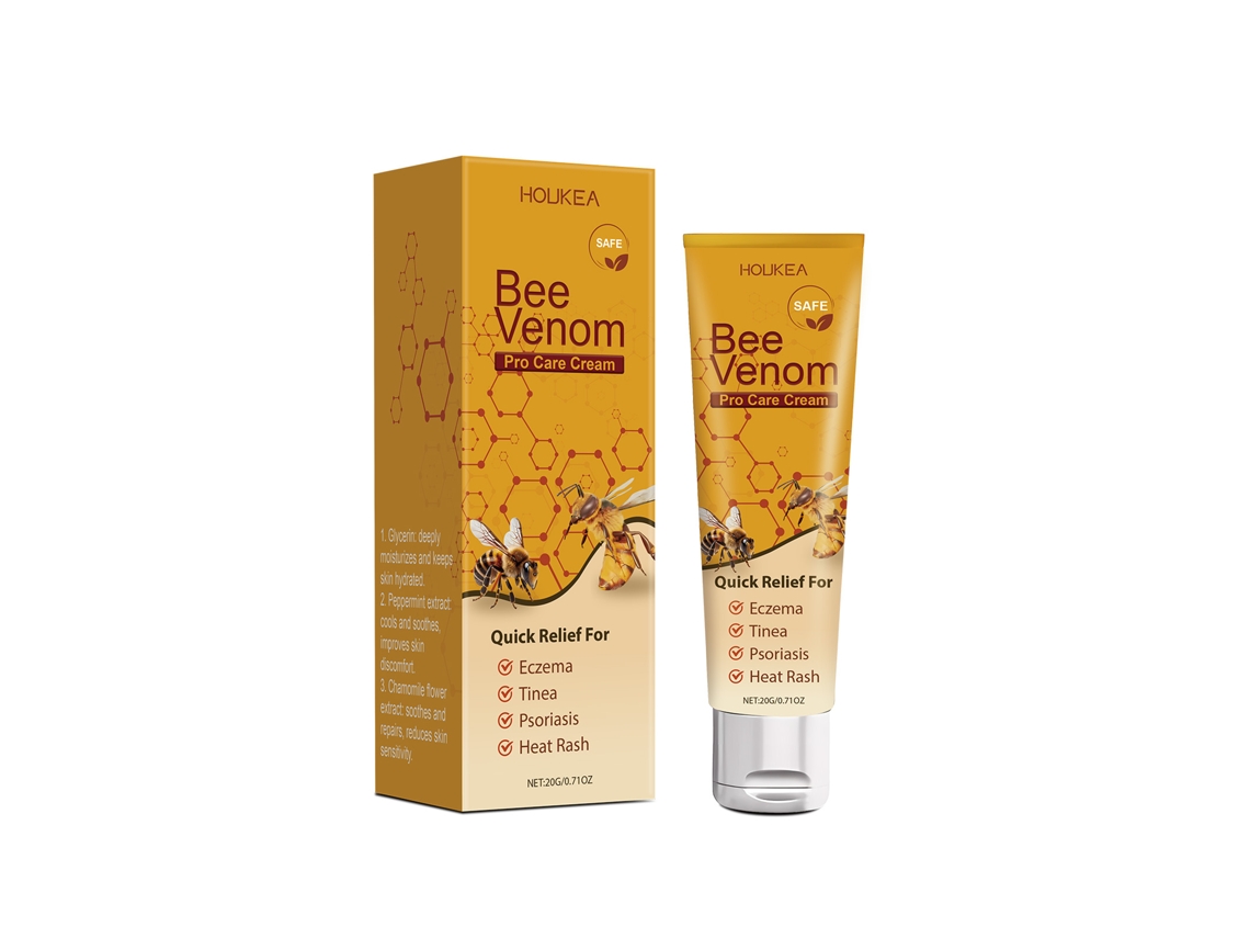 Crema calmante con veneno de abeja