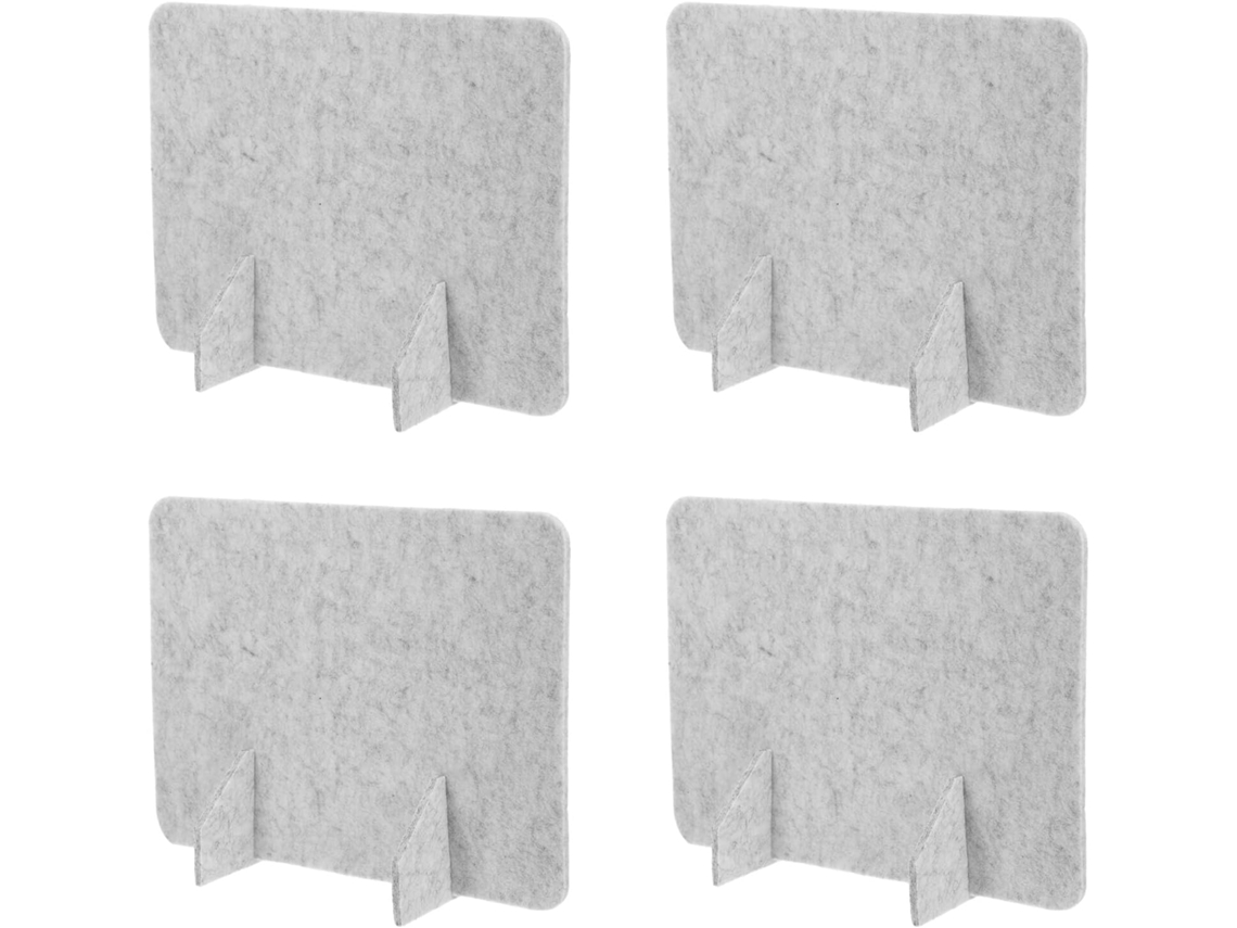 4 Paneles Divisores De Oficina De Fieltro, Paneles Acústicos De Fieltro Para Protección