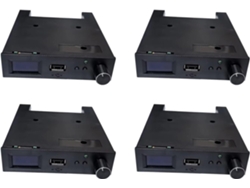 4 Emuladores De Unidad De Disquete Sfrm44-u100lqd-435 Con Pantalla Oled Y Codificador Rotatorio