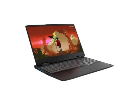 Laptop LENOVO IdeaPad Gaming 3 15ARH7 (Gris - 16 GB RAM - 512 GB SSD - 15,6" - NVIDIA GeForce RTX 3050 Ti - QWERTY - AMD Ryzen 5)