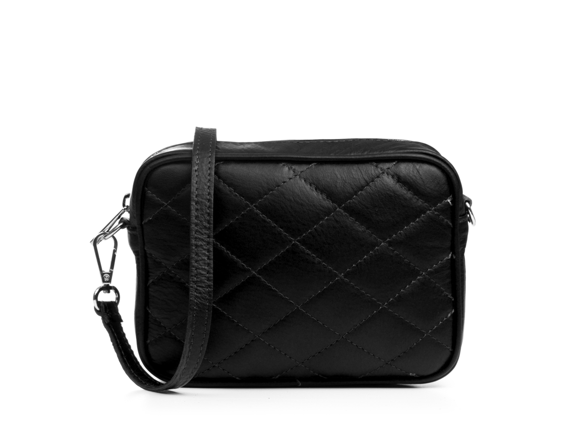 Riñonera unisex Serafina de piel auténtica acolchada Sauvage.