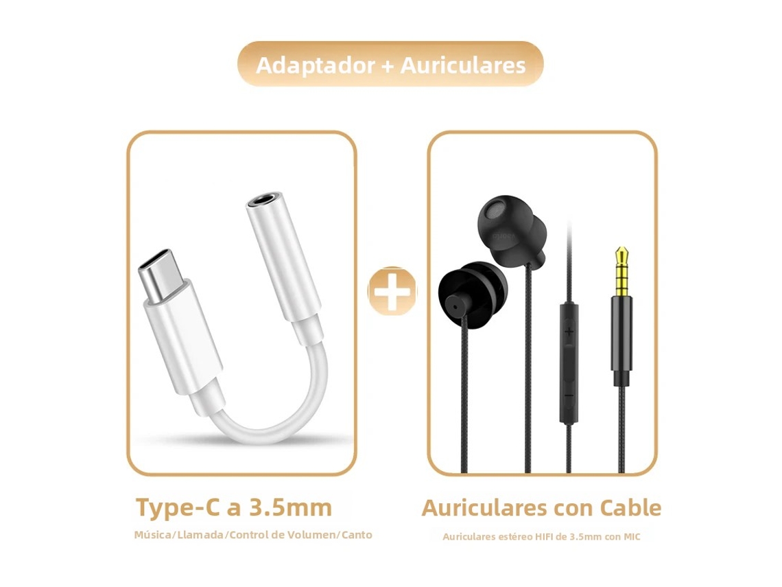 Audífonos estéreo inalámbricos ASMR para dormir con graves potentes, de silicona. MDUG (Negro, Tipo C)
