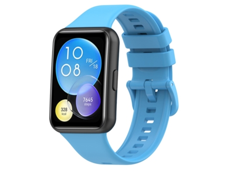 Correa de Silicona impermeable para Huawei Watch Fit 2 - azul cielo
