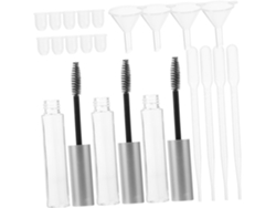 32 Pièces Tubes Mascara Vides Rechargeables Con Pipettes Y Petits Entonnoirs Para Maquillage Po...