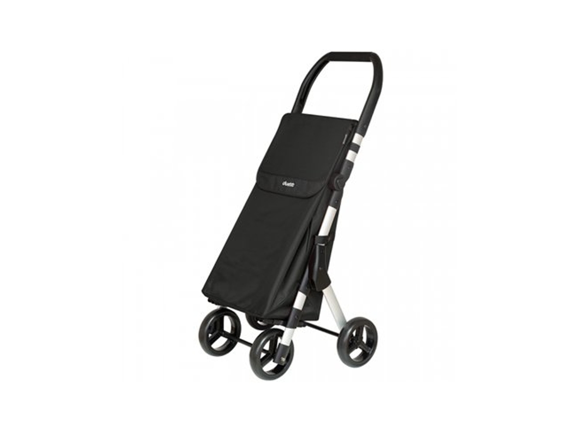 Carrito De Compras Chasis De Aluminio 46lt Negro Muuvi Up Playmarket Duett