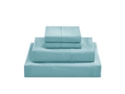 Casa Platino Sábanas Egipcias De Lujo King Size 1000 Hilos Hotel Juego 4 Piezas - Azul Francés