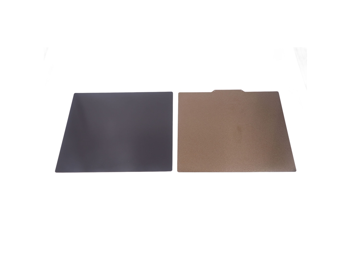 Placa de acero magnético con resortes PEI de 300x300 mm