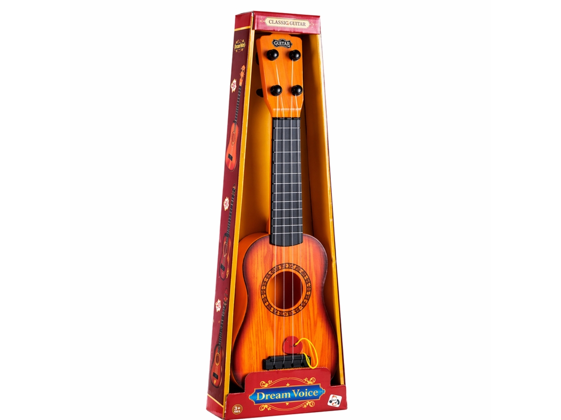 Guitarra Infantil De Brincar - Dream Voice Liu Ba Ling S-b5 Castanho Claro