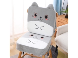 Silla de comedor Chrui con asiento elevador antideslizante extraíble, 510 cm (gato)
